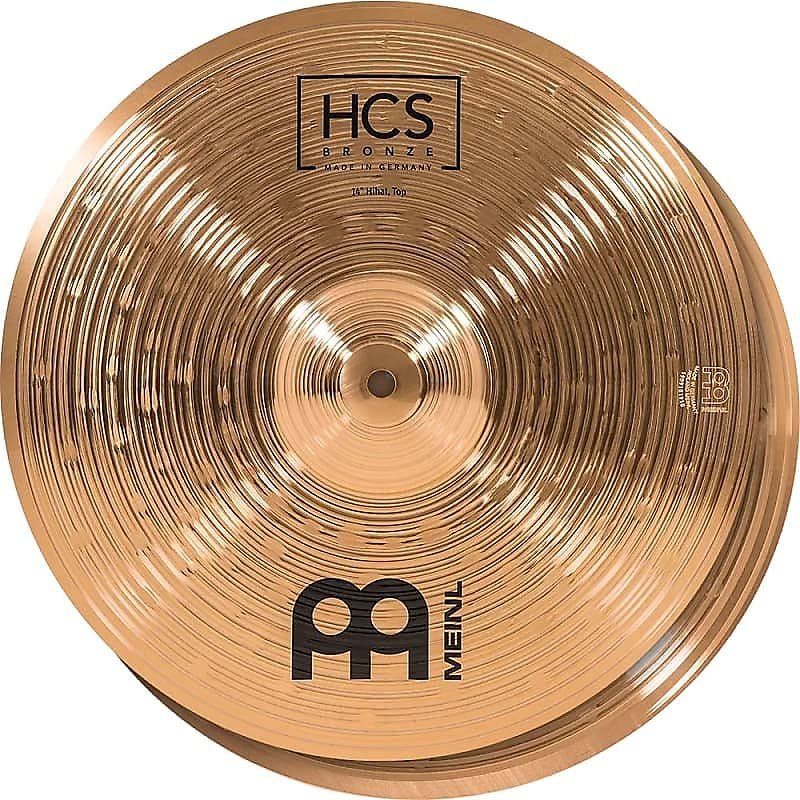 Meinl HCS Bronze HCSB14H Hihat de 14", par